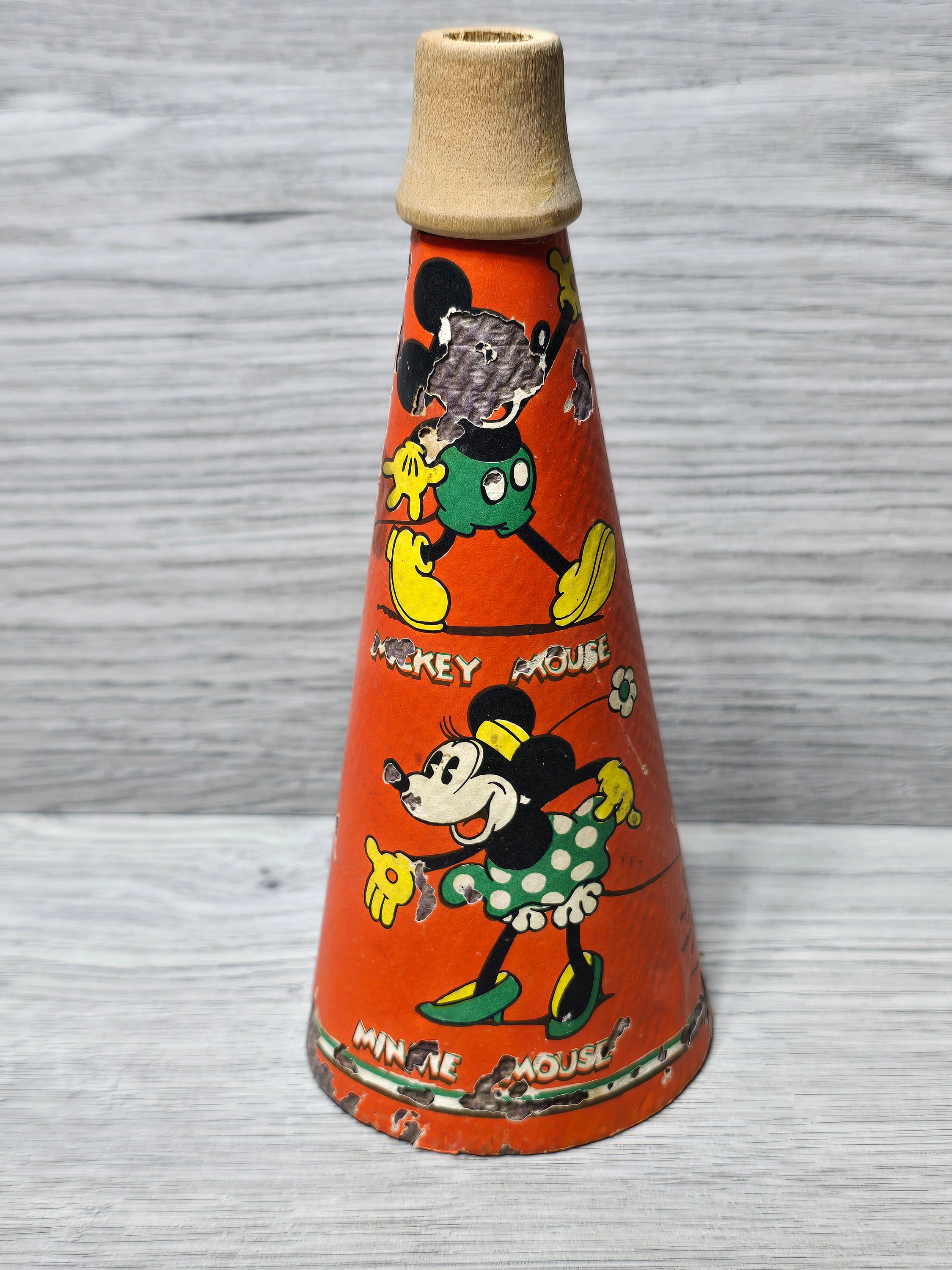 1928-1932 Pie Eyed Mickey Mouse Disney Horn Noisemaker Marks Bros