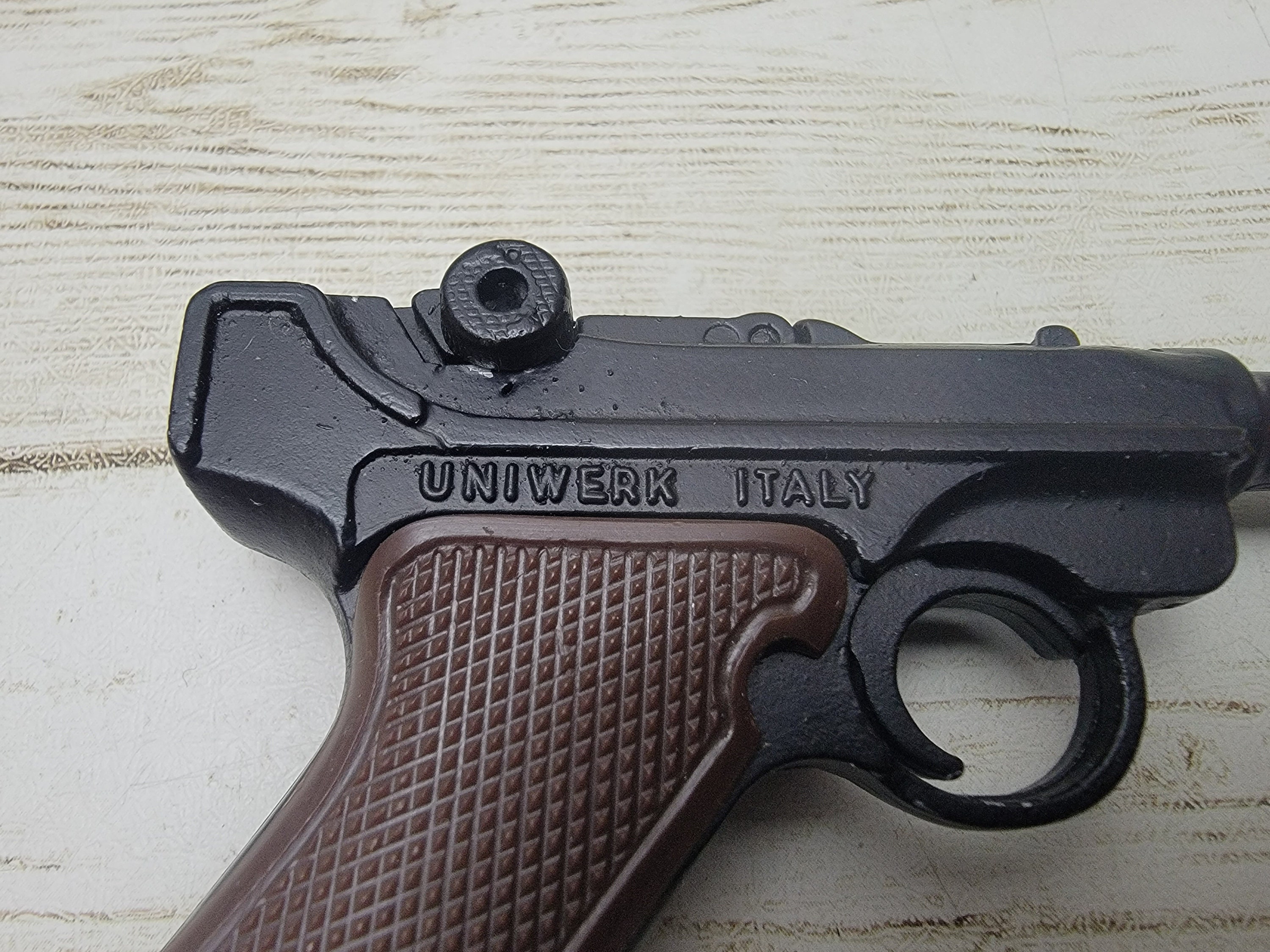 1970s Uniwerk Italy Cast Metal Tipo Luger Toy Miniature - Etsy
