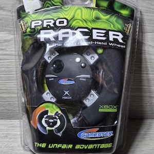 Gamester Pro Racer Controller Wheel For Original Xbox NEW SEALED