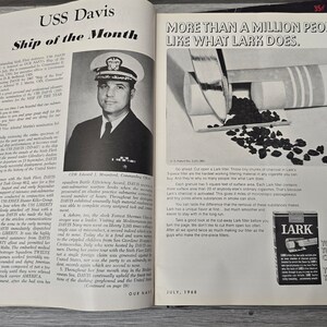 1968 1969 Our Navy Military Magazine Lot von 2 Junk Journal Bild 6