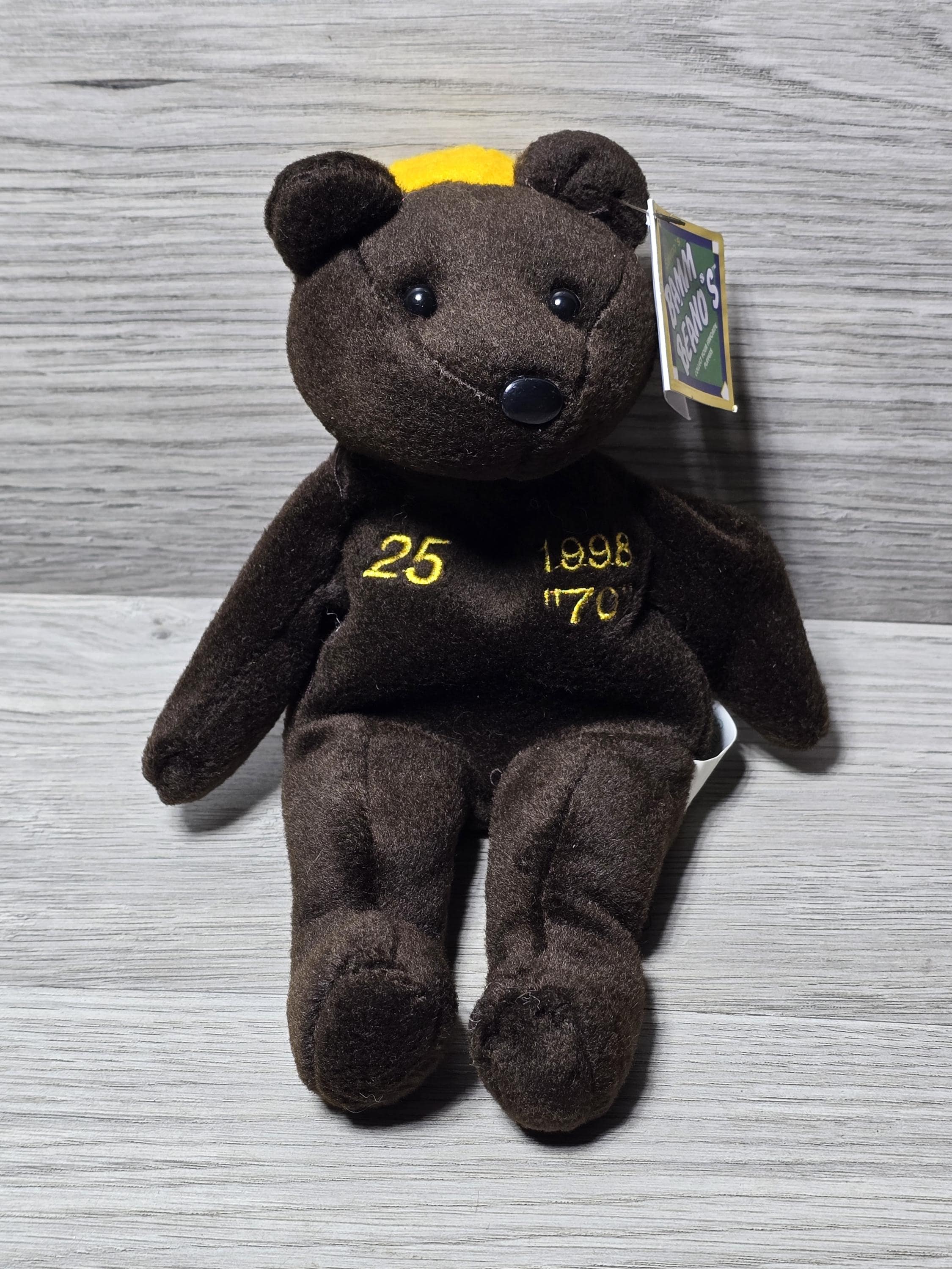 1998 Mark Mcgwire #25 HR Home Run King Bamm Beanos Beanie Baby