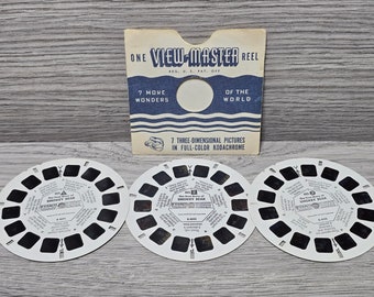 1969 View-Master True Story of Smokey Bear 3 Reel Set 405