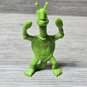 1970s Tim Mee Galaxy Laser Team 2.5” Turtle Lobster Figure PVC