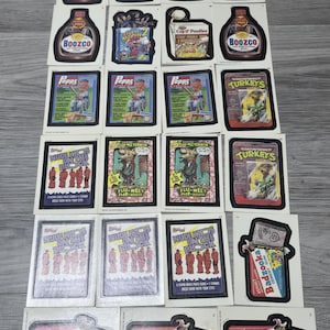 Pacotes Vintage Topps Wacky Pee Wee Herman TMNT NKOTB Lote de 23