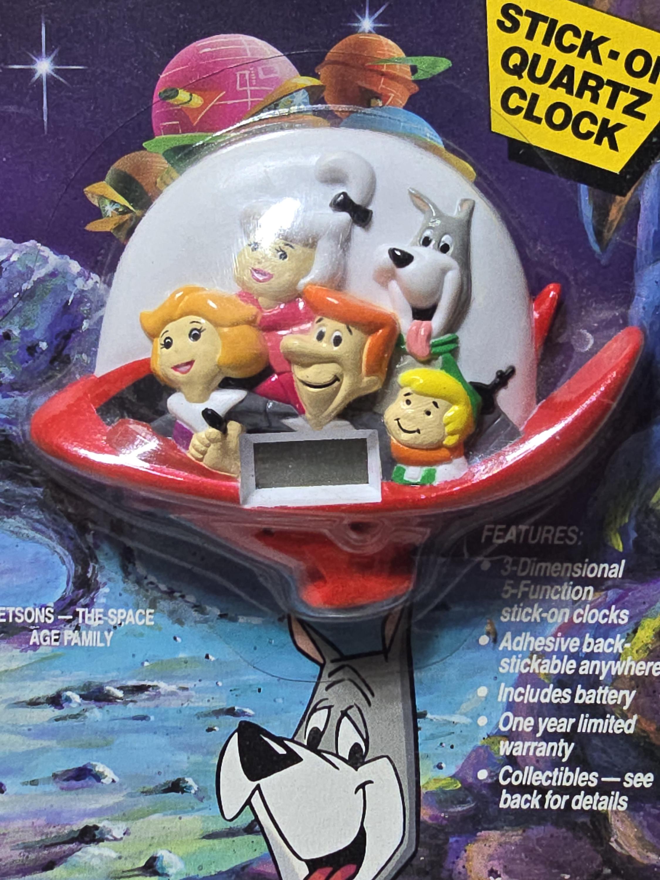 1990 Jetsons the Movie Cosmic Clock Stick-on in Original Blister HTF - Etsy