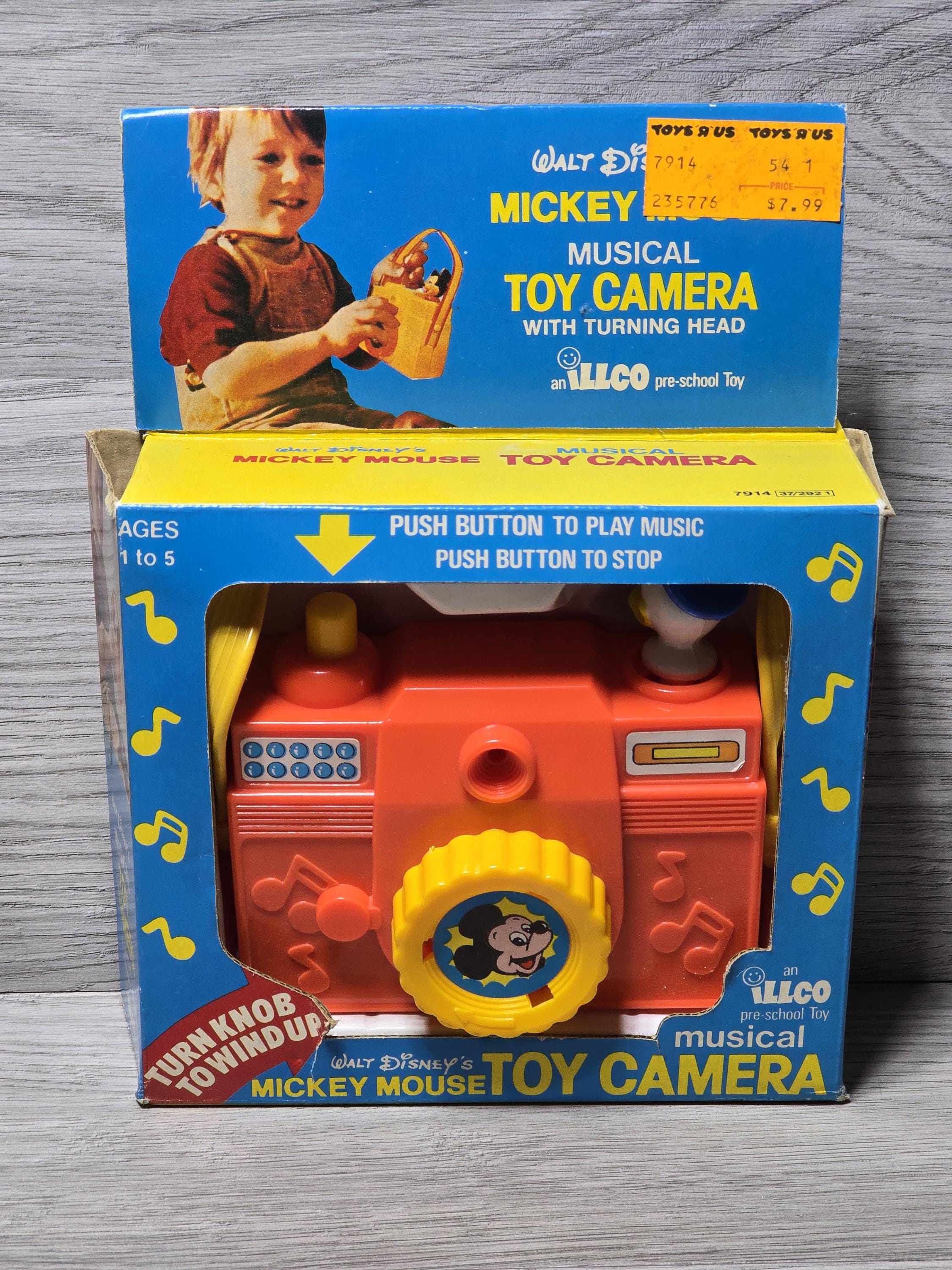 1980s Illco Walt Disney Productions Musical Mickey Mouse Camera 
