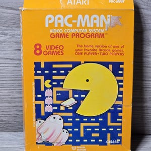 1981 EMPTY Atari 2600 Pac-Man Box Only Pac Man