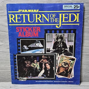 Cahier d'activités Star Wars Le Retour du Monstre Jedi, 1983