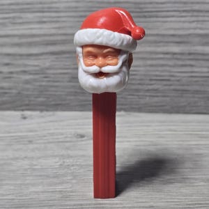 Vintage 1970s Red Santa Claus No Feet Pez Dispenser - Free