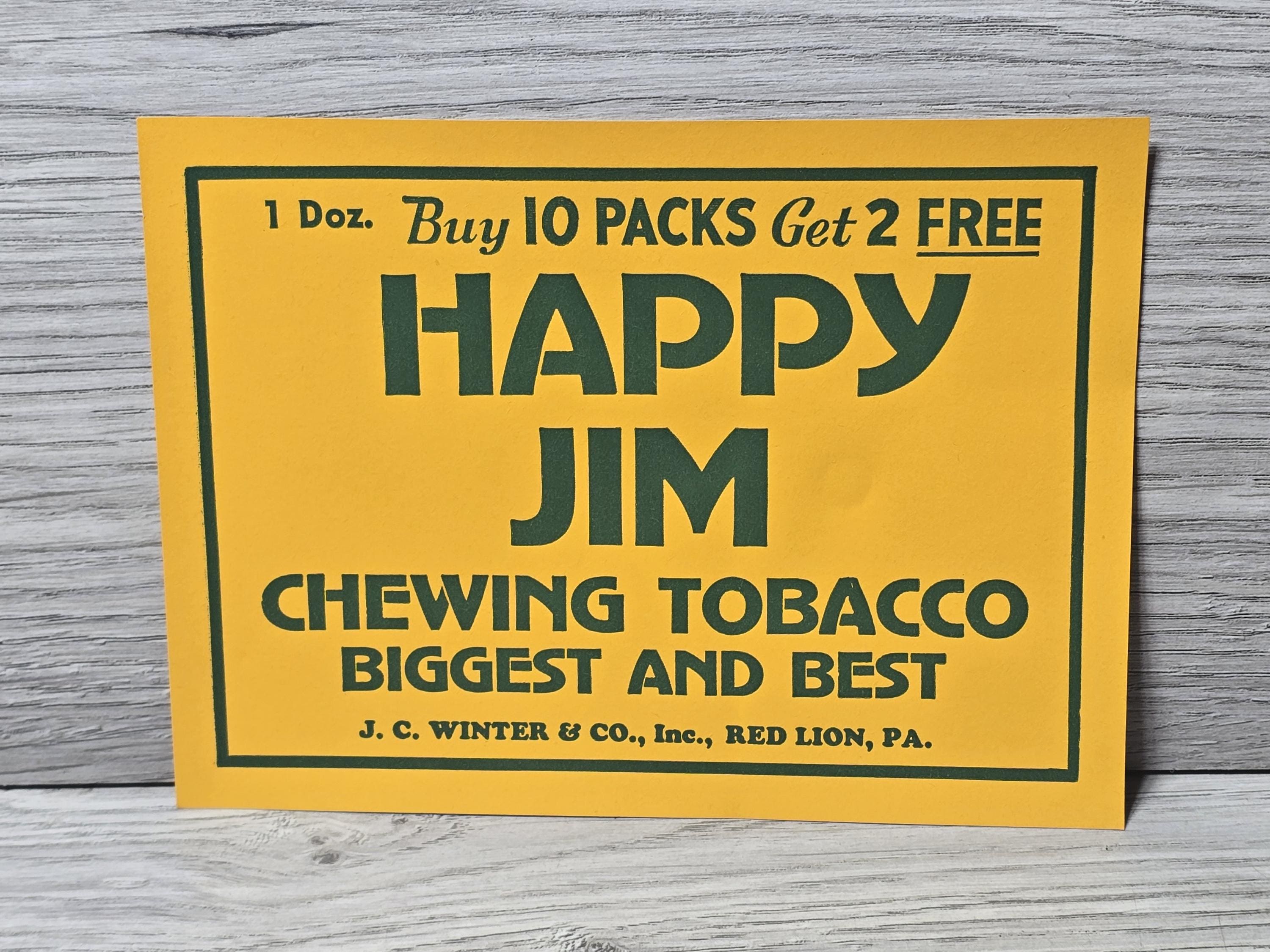 happy jim chewing tobacco Cheros