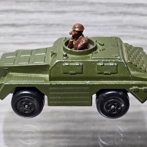 1973 Lesney Matchbox Rolamatics Stoat Military Armored Truck No