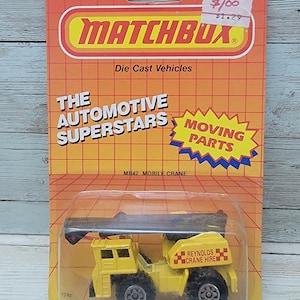 1987 Matchbox MB42 Mobile Crane Diecast Reynolds Crane Hire