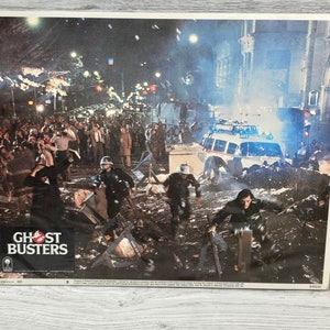 1984 Ghostbusters Original 11x14 Lobby Card Poster Movie Memorabilia Ecto-1