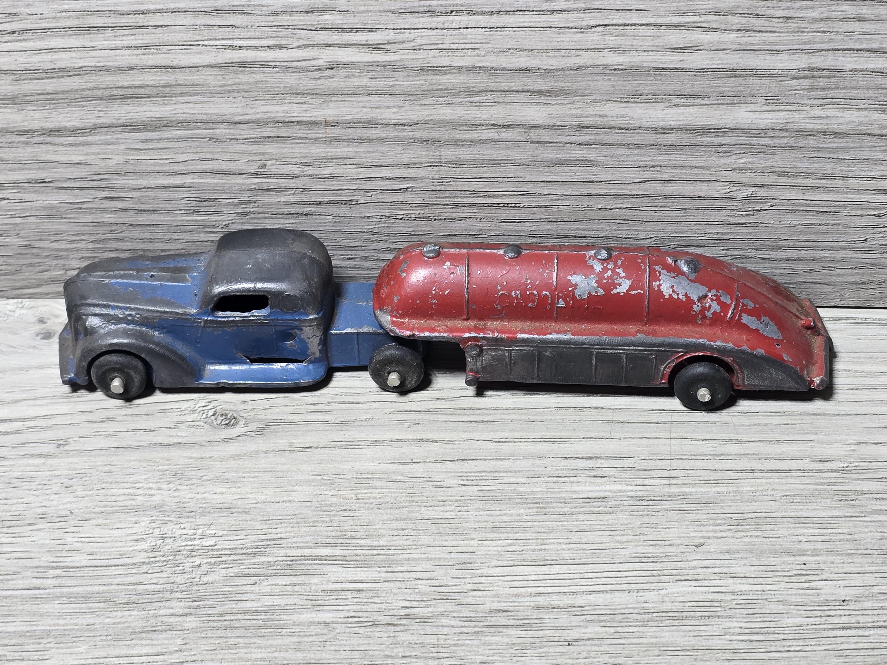 Skybird Camion Citerne Essence ESSOLUBE Vert 1/50 Plomb - Années 30 - Collection Rare