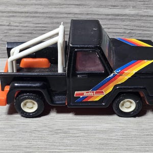 Vintage Buddy L Black Metal Stepside Pickup Truck Toy Made in Japan