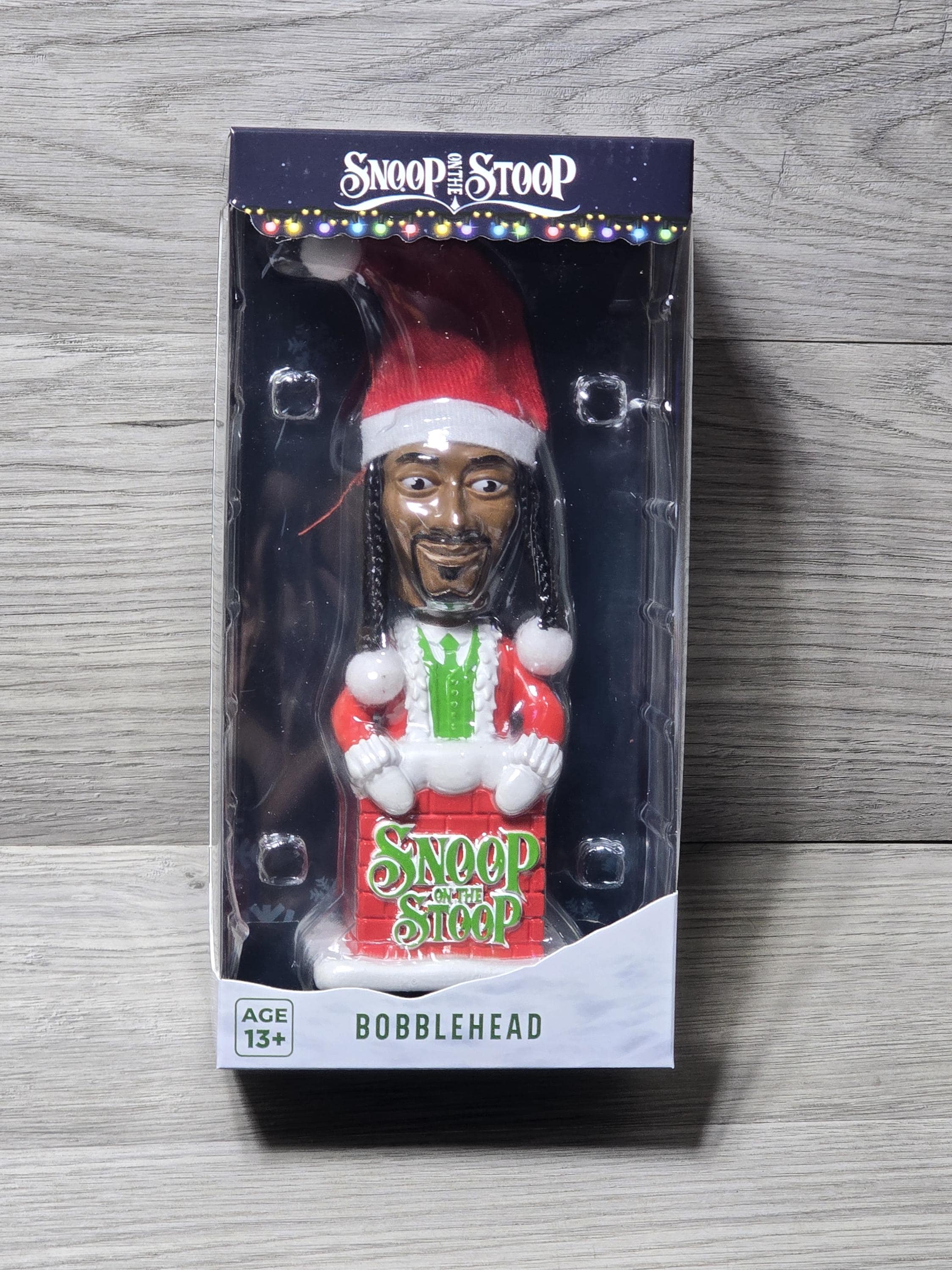 Snoop Dogg on the Stoop Christmas Elf Pixie Bobblehead Wobbler