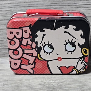 BETTY BOOP King Feature Syndicate Miniature Mini 4&quot; Metal Tin