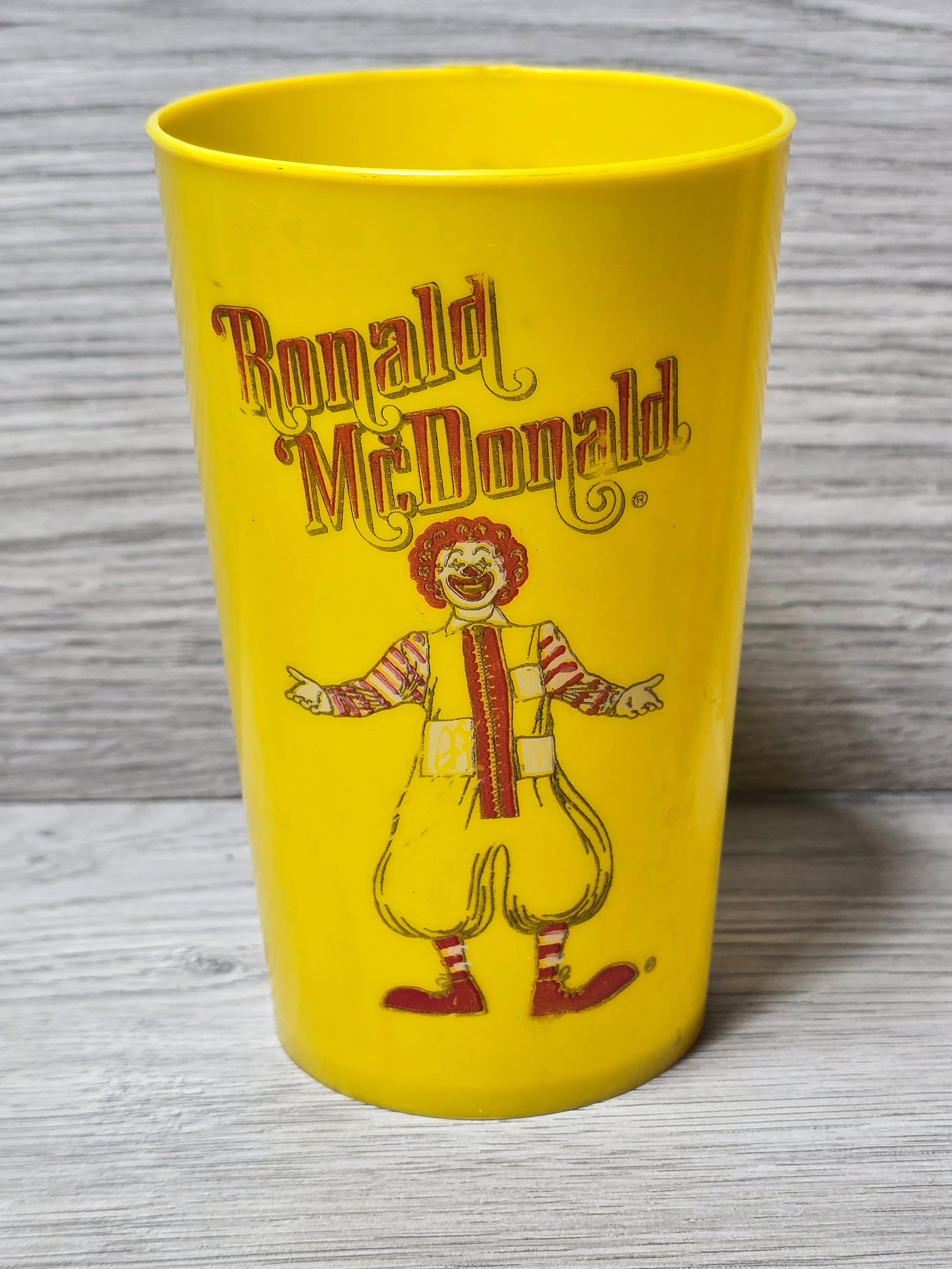 1960s Mcdonald's Ronald Mcdonald Plastic Cup Scarce - Etsy