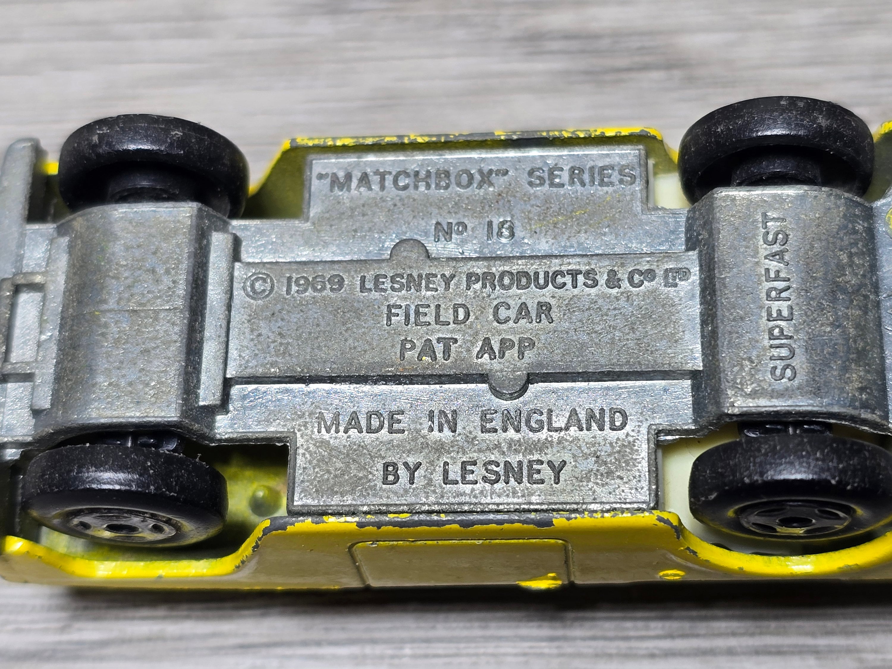 1969 Matchbox Superfast No 18 Field Car - Lesney - Etsy