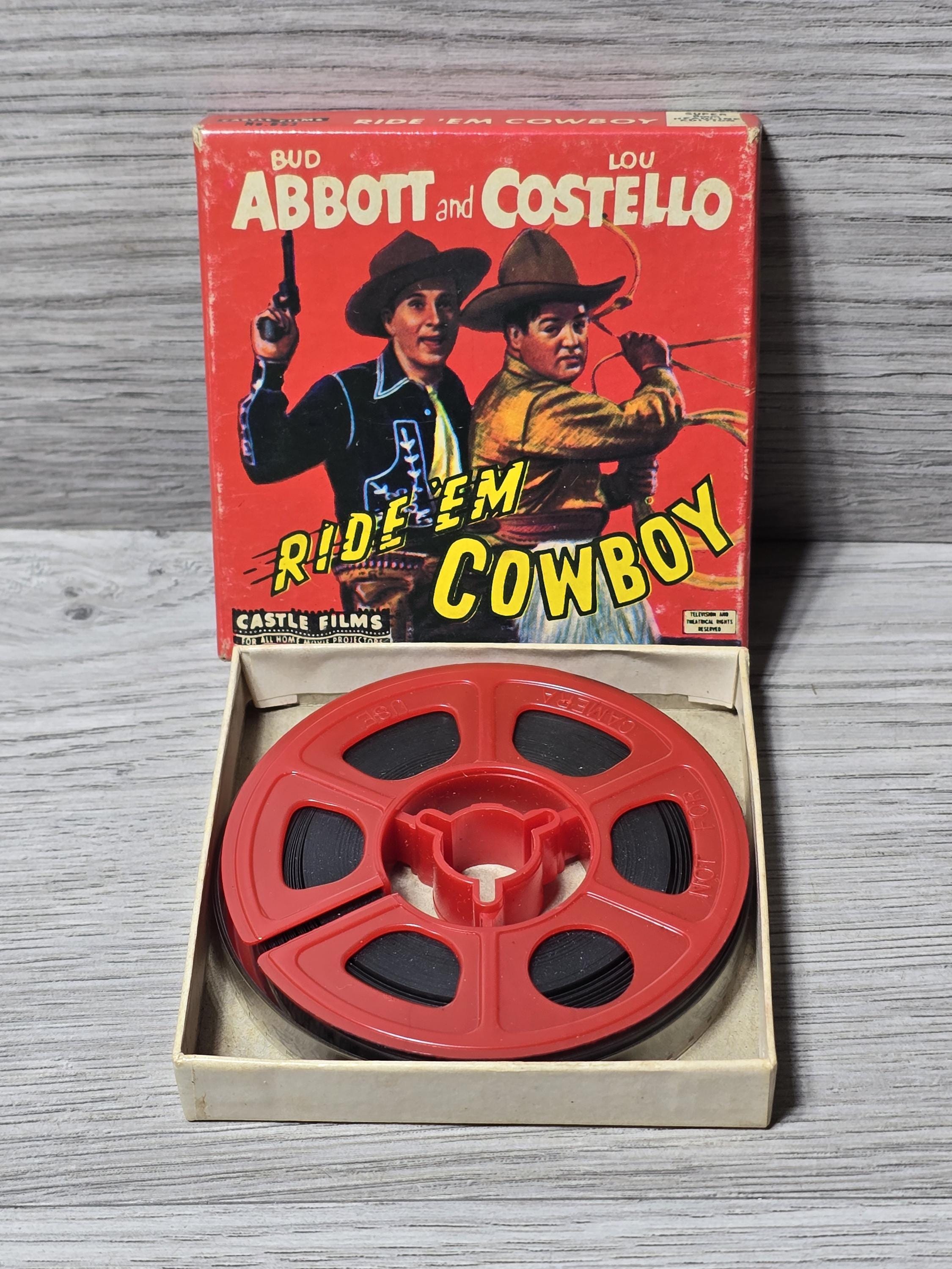 Projecteur Vintage Années 60 - Castle Films - 8mm - Cowboy Abbott & Costello