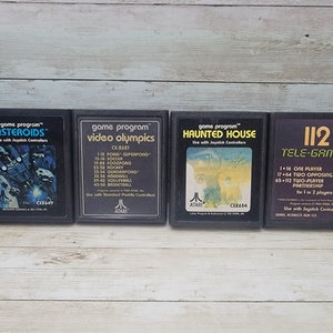 Atari 2600 ゲームカートリッジ 4 個セット