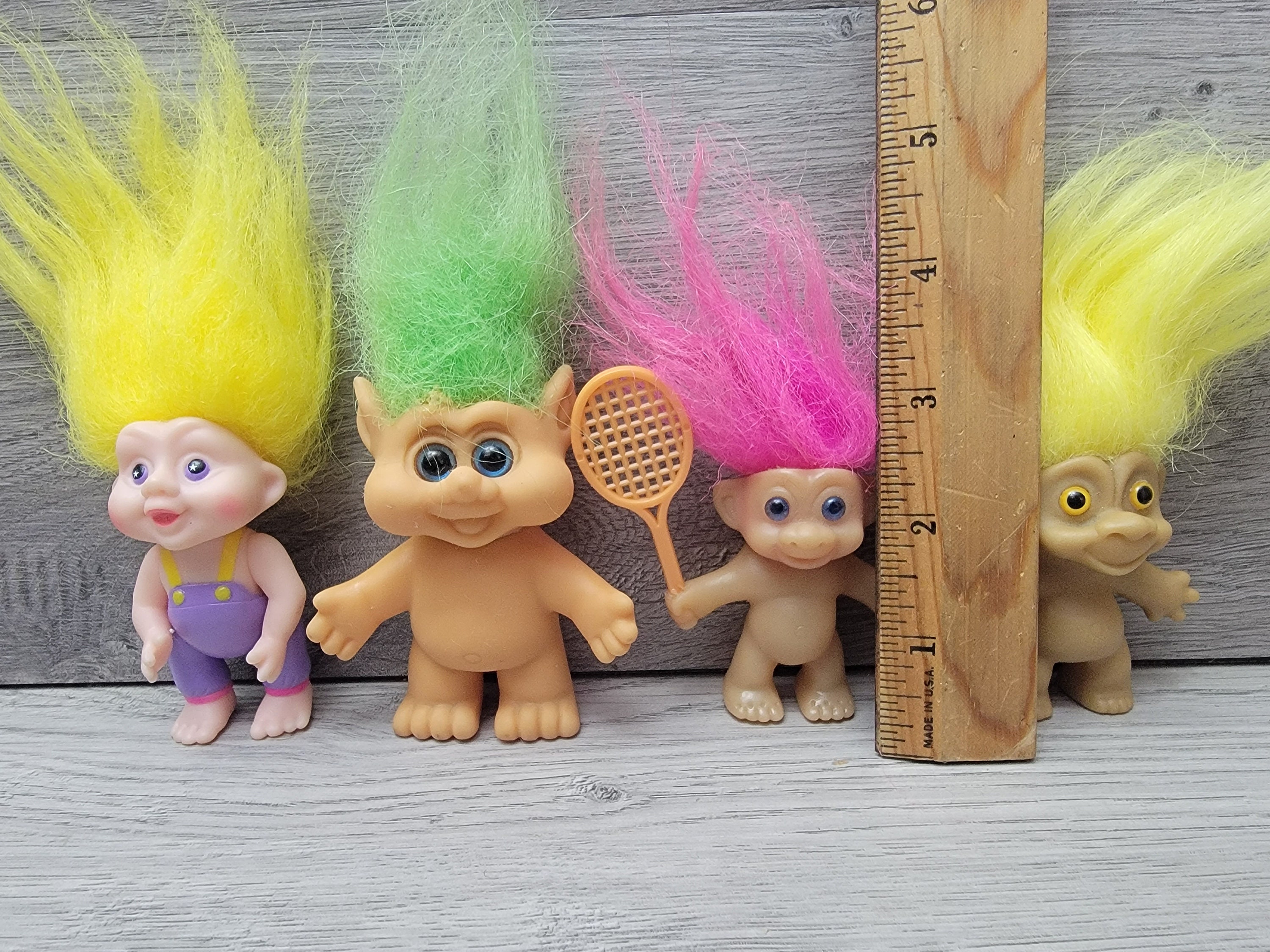 Vintage Troll Doll Lot of 4 Dolls - Etsy