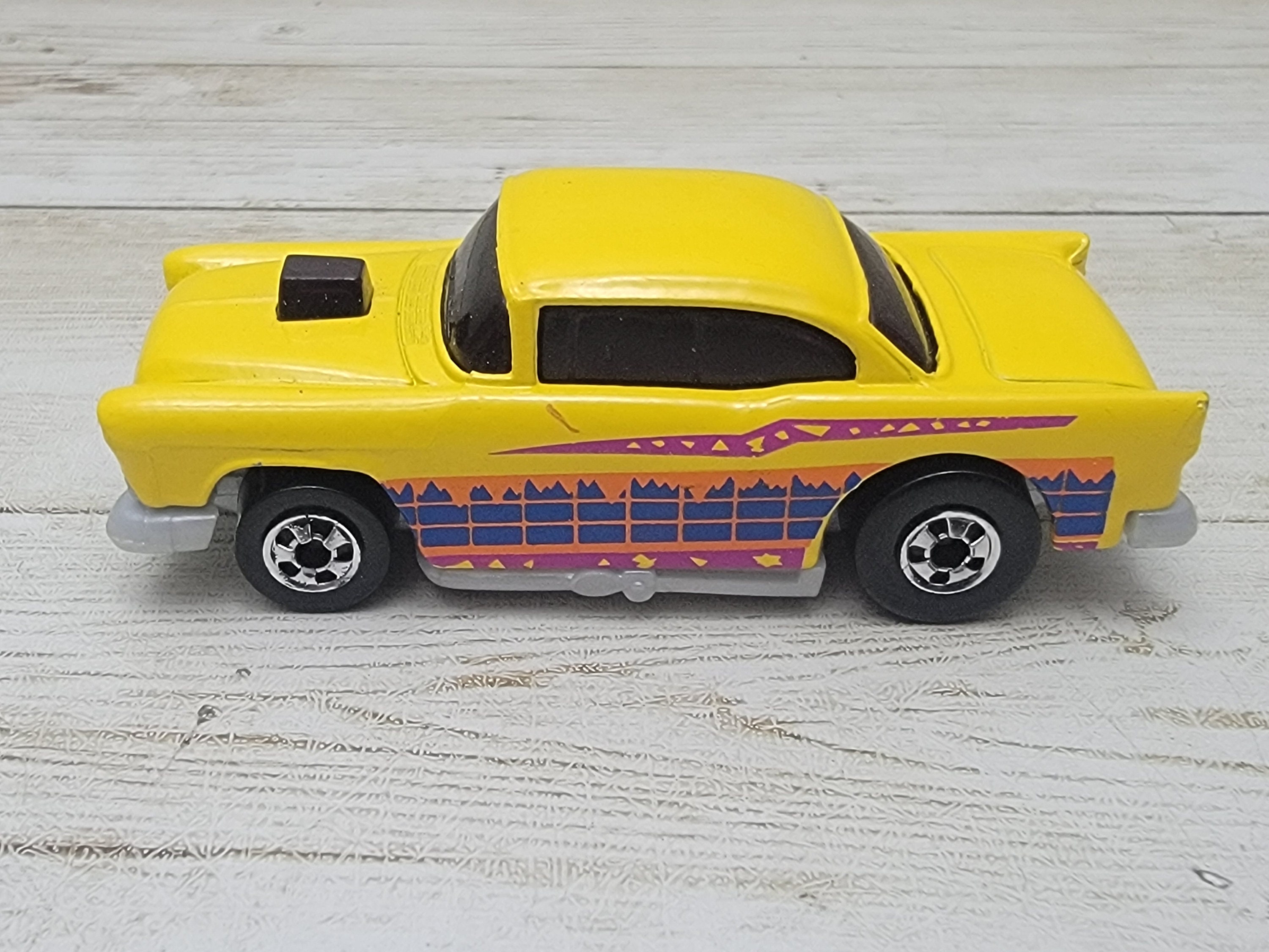 1978 Hot Wheels 1955 Chevy Bel Air Yellow Malaysia Etsy