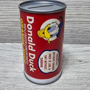 1970年代 ディズニー ドナルドダック オレンジ 6オンス ジュース缶