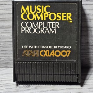 Atari CXL4007 (400/800/XL/XE) Music Composer Game Computer Cartridge