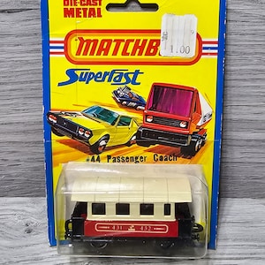 1976 Matchbox Superfast Lesney #44 Passenger Coach Diecast Train