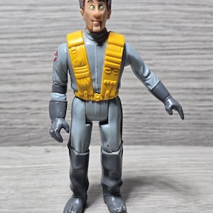 1987 Kenner Real Ghostbusters Peter Venkman Fright Features Action Figure Works