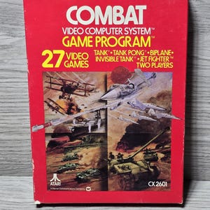 1978 EMPTY Atari 2600 Combat Box Only