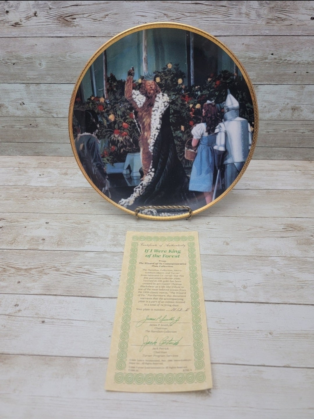 The Wizard of Oz Hamilton Collector Plate Etsy