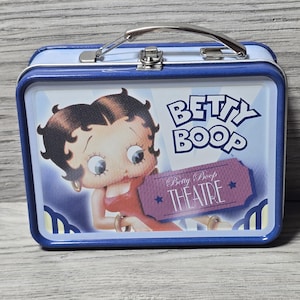 BETTY BOOP King Feature Syndicate Miniature Mini 4&quot; Metal Tin