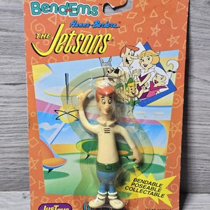 1992 Justoys Bend-Ems The Jetsons George Jestson Action Figure
