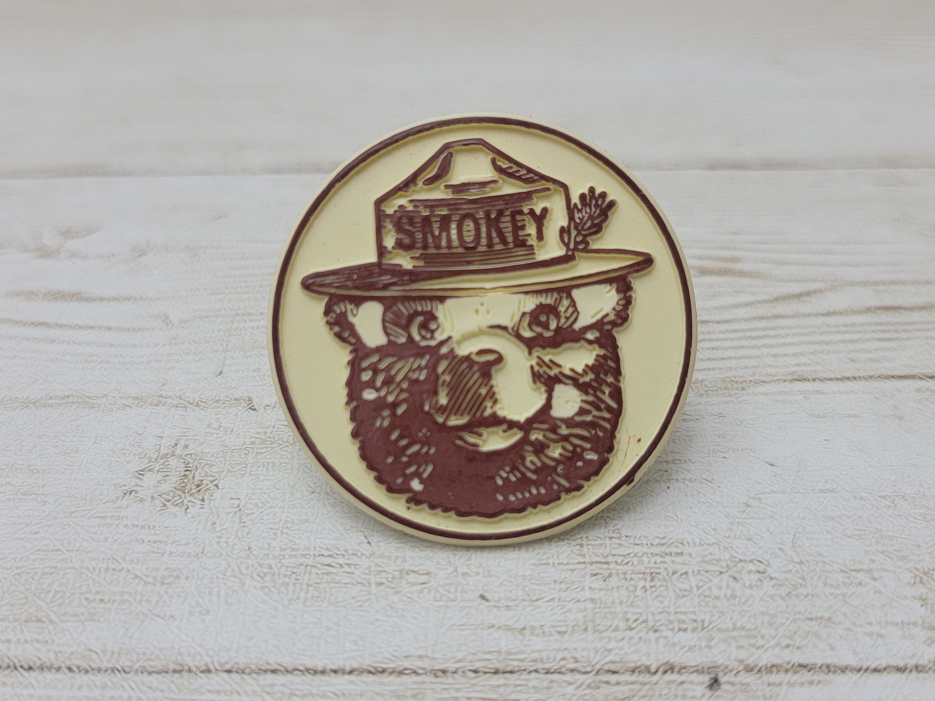 1970s Smokey Bear Plastic Bubble Gum Machine Prize Ring - Etsy