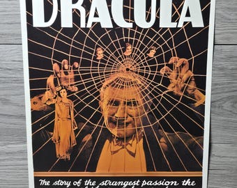 Universal Monsters Dracula US Minature Horror Movie Poster 17"x11" Bela Lugosi