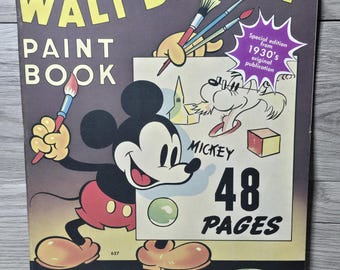 Vintage Mickey Mouse Paint Box 1928–1978 – Disney 50th Anniversary