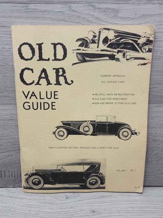 1968 Old Car Value Guide Book Volume 1 Number 2 - Etsy