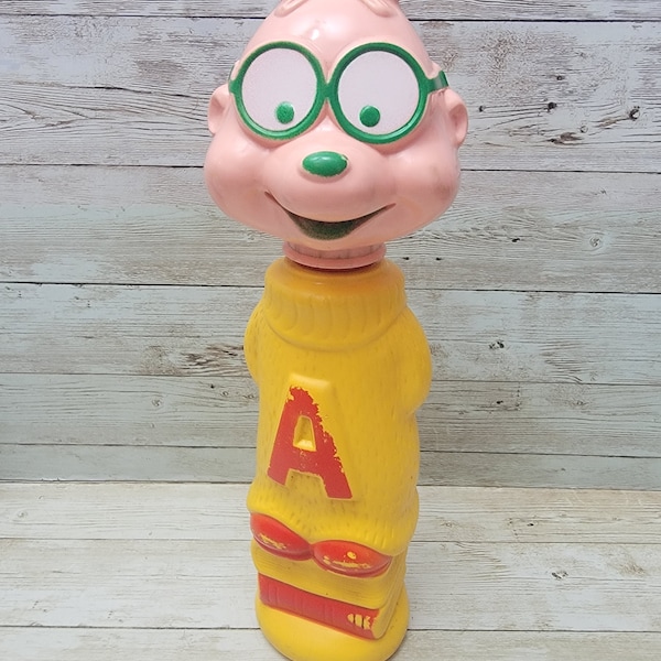 1960s Alvin The Chipmunk Soaky Soap Container Bottle Empty