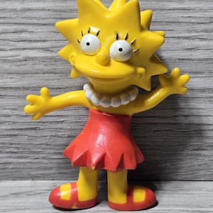 1990 The Simpsons Lisa Simpson 3 1/2&quot; actiefiguur Jesco