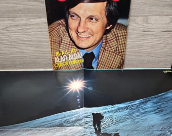 1977 Bananas Magazin MASH Alan Alda w/ Space NASA Plakat