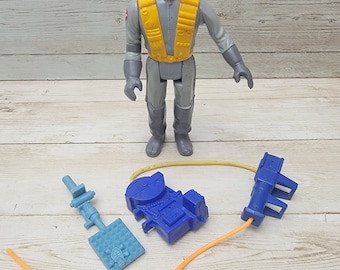 1987 Kenner Ghostbusters Peter Venkman Fright Features Figure w/ Accessories