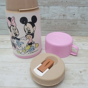 Fiambrera de cristal de dibujos animados de Disney con tapa Minnie