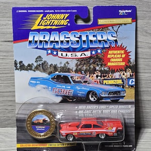 1995 Johnny Lightning Dragsters USA &#39;58 Christine Richard Earle Plymouth