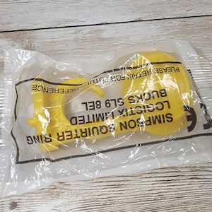 1997 VERSIEGELT Bart Simpson Squirter Ring 3 &quot;Kellogg&#39;s Europe Badespielzeug Simpsons