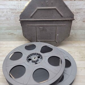 Vintage 35mm Ghostbusters Movie Theater Film Reel Industrial Metal