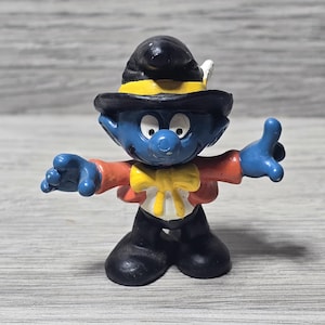 1981 Smurf PVC Figure Smurfs Photographer Schleich Peyo