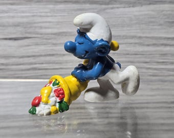 ヴィンテージ 指差しスマーフ フィギュア PVC おもちゃ 1979年 - Etsy 日本