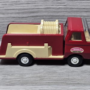 1970s Vintage Tonka Mini Pumper Fire Truck Pressed Steel NICE
